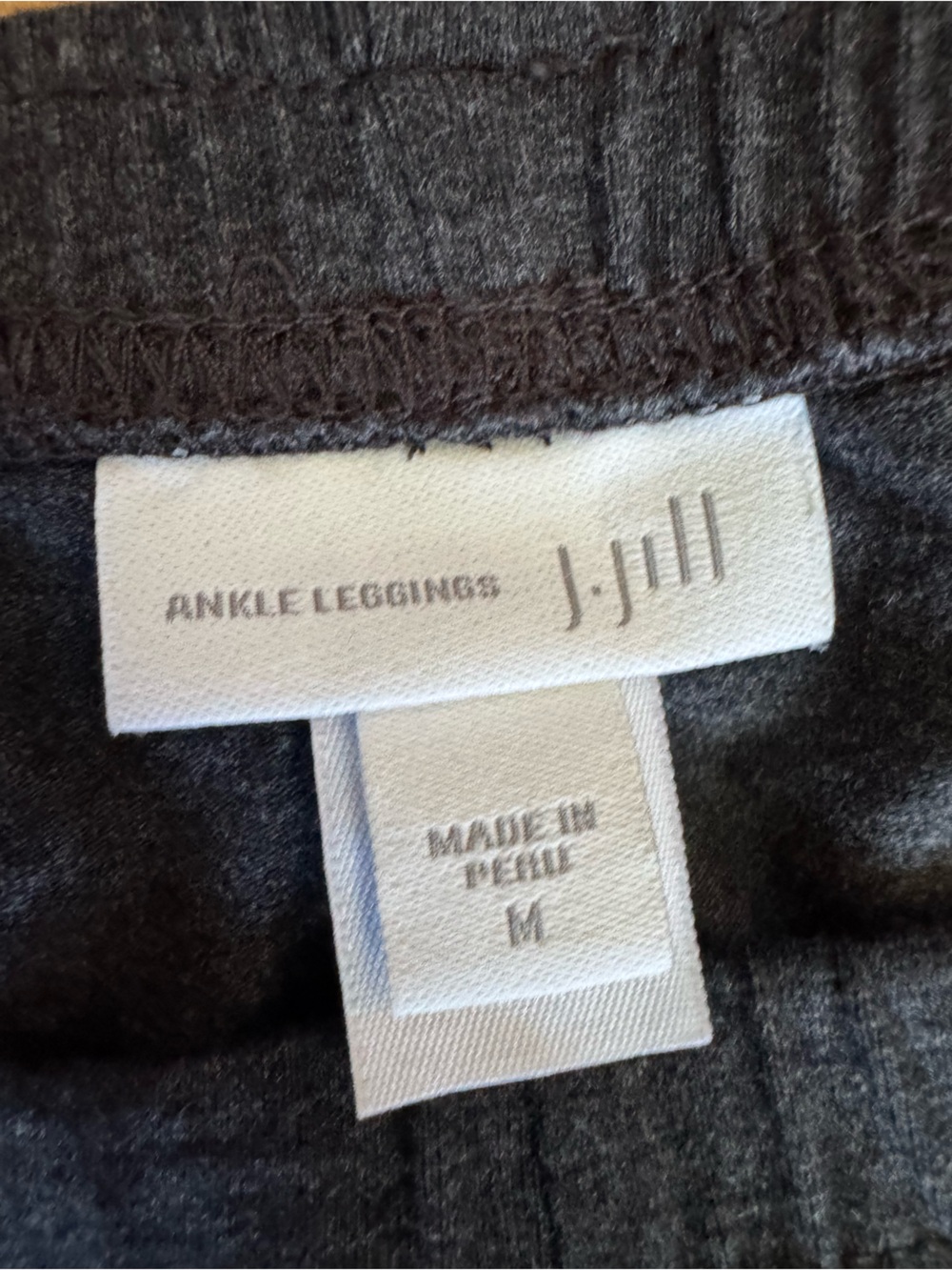 J Jill Pima Cotton Ankle Leggings Set of 2 M | Soft Cozy Layering Travel Basics - Picture 4 of 5